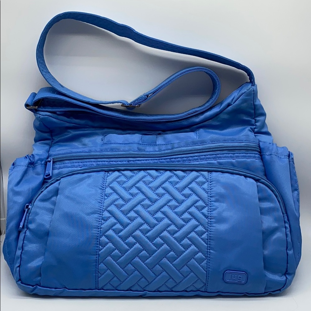 Lug Gallop Crossbody Blue Quilted Women's Shoulder Bag Purse